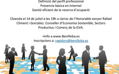 Benilloba organitza un curs de formació per a trobar treball per Internet